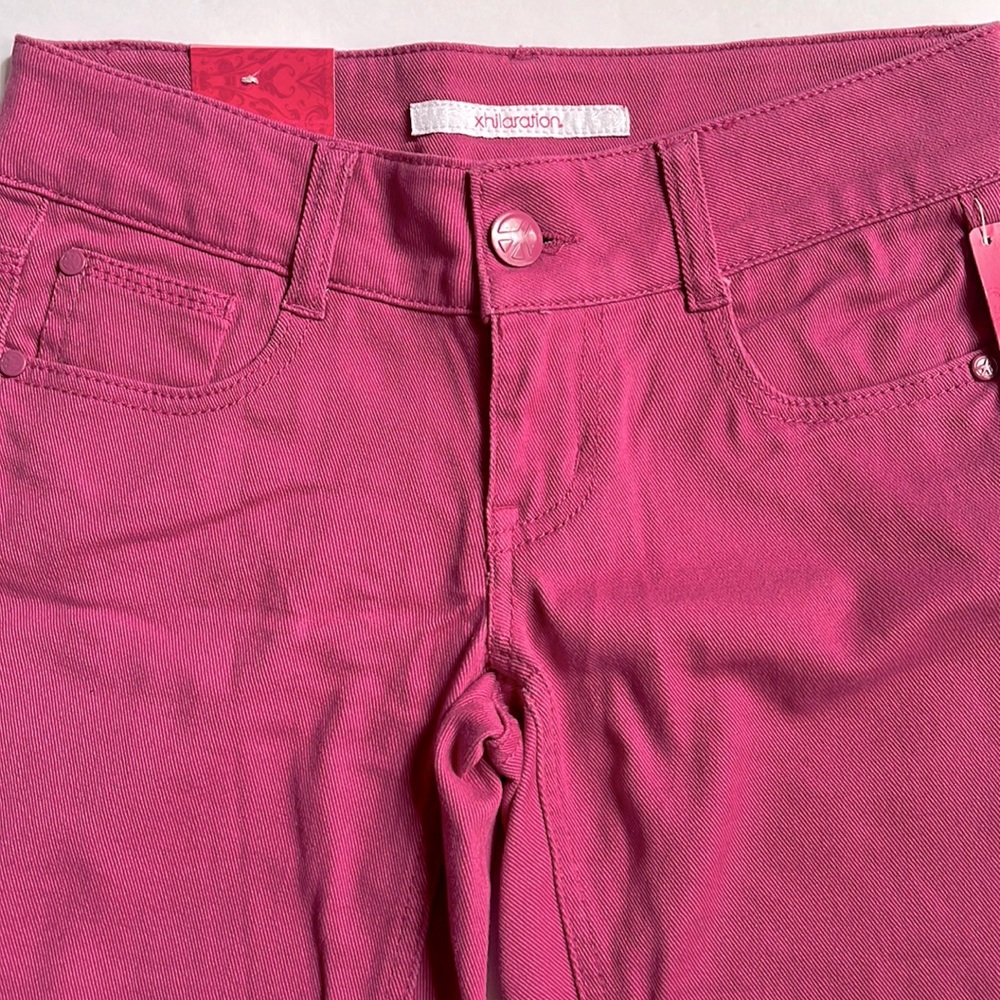 Vintage Pink Jeans Xhilaration Size 3 Barbie Pink Skinnies NWT